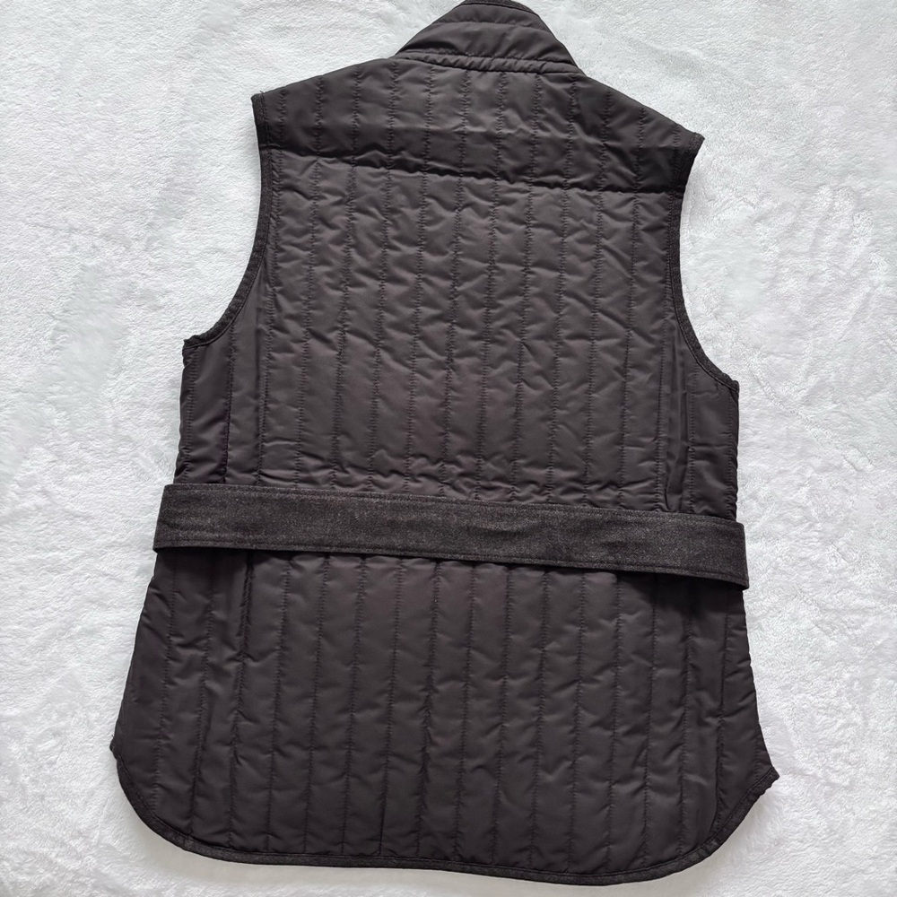 PETER MILLAR Scout Dark Brown Diamond Quilted Travel Vest--NWT--M - Picture 10 of 16